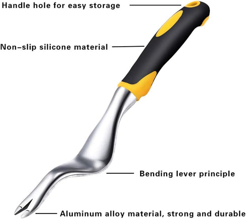 Hand Weed Puller Tool,Manual Weeding Tool for Garden, Garden Tools for Gardening?Weed Removal and Farmland Transplantation Tool?Gardening Gifts fo...