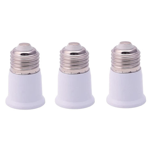 E26 Socket Extender, E26 to E26 Standard Medium Base, 2.56 inch Extension Socket Adapter, Light Bulb Socket Extension, Lamp Holder Adapter?3 Pack?...