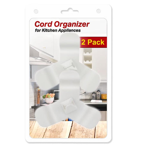 Update Cord Organizer for Appliances, 2 PACK Appliance Cord Organizer Stick on Kitchen Space, Compatible with Kitchen Mixer Accessories, Pressure ...