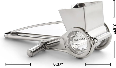 Fantes Rotary Cheese Grater, 18/8 Stainless Steel, The Italian Market Original since 1906?...