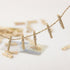 50Pcs Wooden Small Size 30Mm Mini Natural Wooden Clips Multifunction Craft Decora Clips Photo Paper Peg Clothespin Professional Design,Clothes Pin...