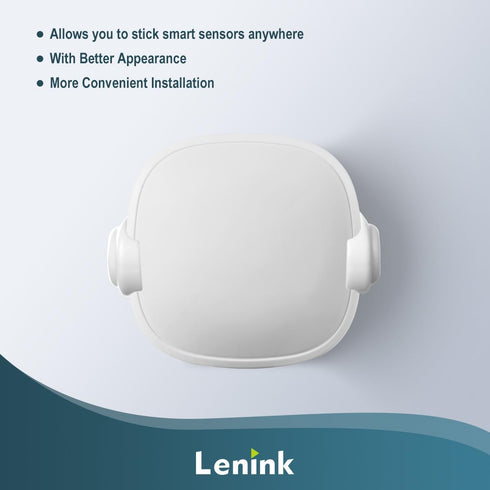 Lenink Wall Mount Compatible with Ecobee Smart Sensor, 2 Pack Smart Sensor Wall Holder Replacement Intelligent Robot Model (White)...