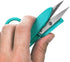 LOT OF 12PCS Random Color Sharp Point Quick-Clip Lightweight Speed Cutting Scissor for Sewing (Random Color)...