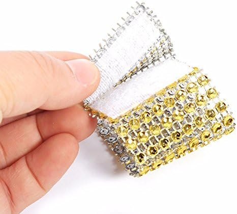 100 PCS Napkin Rings Sparkly Adornment for Wedding/Shower/Party - Golden Napkins wrap (Gold)...