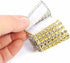 100 PCS Napkin Rings Sparkly Adornment for Wedding/Shower/Party - Golden Napkins wrap (Gold)...