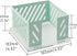NatSumeBasics Sticky Note Holder Mint Green Metal Post a It Note Holder 3.5 x 3.5 Clear Acrylic Base Cube Dispenser for Desk Organizers Accessorie...