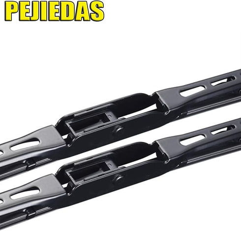 Front Windshield Wiper Blades, 22" + 22" Metal Frame Wiper Blades, OEM Quality for Original Equipment Replacement (Pack of 2)...