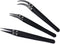 MMOBIEL 3Pcs Set Ceramic Tip Soldering Tweezers Heat Resistant 1600 C/3000 F for Electronics Repair, Jewelry, Computer, Laboratory Soldering Work ...