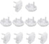 Heyiarbeit 30pcs Outlet Covers Child Proof Plug Cover Electrical Protector Safety Caps for Home Office Electrical Outlets Child Safety Socket Cove...