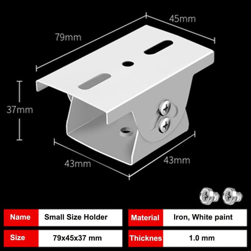 Security Camera Mount Holder for Double Surveillance Camera, Metal Steel One to Two Horizontal Cross Bar Dual Camera Mount Bracket Extension Bar H...