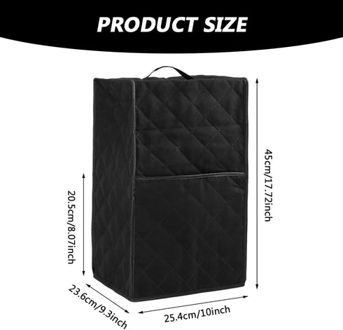 Blender Dust Cover, Kitchen Blender Cover with Accessory Pocket and Handle, Stand Mixer or Coffee Maker Appliance Cover For Kitchen, Anti Fingerpr...