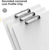Extra Large 11x17 Clipboards, Pink Plastic Drawing Boards with Low Profile Clip Horizontal Clip Board,Vertical Layout. Clipboard for Drawing, Sket...