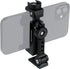 Metal Phone Tripod Mount w Rotatable Cold Shoe for Micphone Easy Use,Compatible with iPhone Tripod Adapter, Cell Phone Mount Holder,Hot Video Crea...