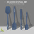 NileHome Silicone Spatula Set, Rubber Spatula High Heat-Resistant Premium BPA-Free One Piece Seamless Design Cooking Spatulas Utensils Set For Kit...