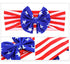 BinaryABC 4th of July Baby Headband,American Flag Headband,Fourth of july Decorations 3Pcs...