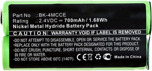 700mAh Replacement Battery for Waterpik 900 Sonic Toothbrush Sensonic Plus SR-3000 Sensonic Plus SR-3000E BK-4MCCE 2.4V...