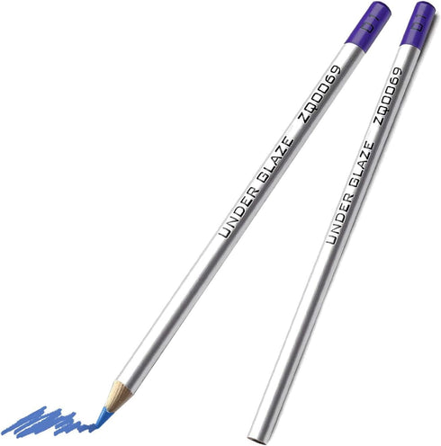 Underglaze Pencils, (Gam Blue, 2ps) Underglaze Pencils for Pottery. Black Underglaze Pencil Precision Underglaze Pencil for Pottery...