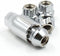 Wheel Accessories Parts 1/2" Thread Open End 0.83" Long Lock Chrome Dual Hex Key 13/16" and 3/4" Fits Ford Mustang 1994-2014 and Many Dodge and Ch...