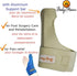 BodyMoves New Thumb Splint Brace Plus Finger Hot and Cold Gel Pack- tenosynovitis, Tendonitis, Trigger Thumb spica,Carpal Tunnel, CMC Adjustable w...