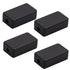 Fielect 1.89 x 1.02 x 0.61 inch Junction Box ABS Plastic Dustproof Universal Electrical Project Enclosure Black 4Pcs...