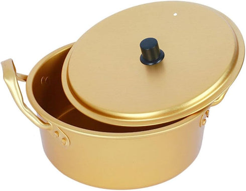 Yardwe Ramen Pot, Korean Ramen Cooking Pot With Lid, Korean Ramen Noodle Pot Fast Heating For Kitchen Cookware Great for Soup, Curry, Pasta and St...