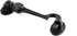 Renovators Supply Manufacturing Door Latch Lock 4.5 in. Black Wrought Iron Swivel Style Hook and Eye Latch for Door with Mounting Hardware...