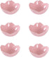 Chic Glossy Sakura Shaped Sauce Dish Sushi Dipping Bowls Appetizer Plates Porcelain Serving Dish Seasoning Dish 3''...