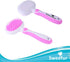 Pet Massage Brush, Soft Silicone Shower Brush for Massage Dogs and Cats- Comfortable Handle Bath Brush for Shedding- Gentle Massage Pet Comb- Pink...
