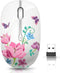 Wireless Mouse with Nano Receiver for PC, Laptop, Notebook, Computer, MacBook, Less Noise, Portable Mobile Optical Mice...