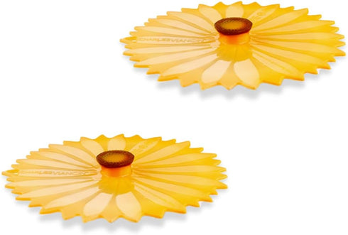 Charles Viancin Sunflower Drink Cover Set/2...