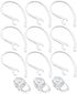 Universal 9 Piece Small Earhooks w/Replacement Earbuds Ear Gels Tips for Voyager Edge Wireless Bluetooth - Clear...