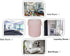 Round Laundry Basket, Waterproof Canvas Large Clothes Basket Laundry Hamper with Handles,Cute Cartoon Kids Nursery Hamper for Girls Room,Toy Stora...