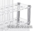 Ackers Transparent Acrylic Test Tube Bottle Small Glass Holder,Built-in Handle, 12 Tube Capacity, 0.7" (18mm) Holes for 10ML Test Tubes...