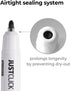 carrotez Retractable Dry Erase Markers, Low Odor White Board Markers, Bullet Tip, Thick Barrel, 12 Count, Black...