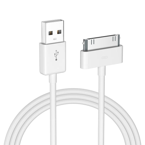 sarmert Apple Certified 30 Pin USB Charging Cable, 4.0ft USB Sync Charging Cord iPhone Compatible for 4 4s 3G 3GS iPad 1 2 3 iPod Touch Nano White...