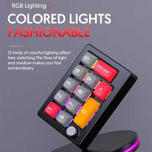 Customized mechanical keyboards, customized knobs, RGB hot swappable macro definitions, wired mechanical gaming keyboards (WHITE)...