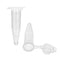 500pcs 1.5ml Conical Centrifuge Tubes Microcentrifuge Tube Plastic Test Vials with Lids Plastic Sample Small Bottle Vial Storage Container Test Tu...