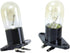 Small Microwave Oven All-in-one Led Bulbs with 2-Pin Base 230V 20W High Temp Appliance Lighting Bulb Parts and Accessories for Old Microwave Oven ...