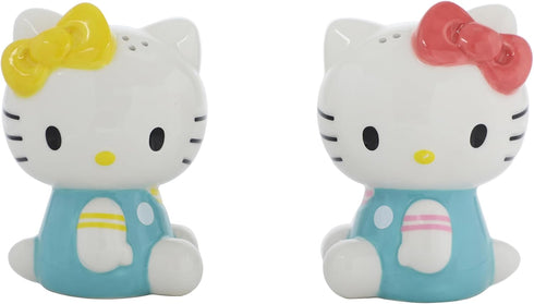 Hello Kitty Set of Ceramic Salt and Pepper Shakers...