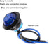10Pcs 3/4 Inch LED Marker lights Signal Light 12V for Trailer Truck Bus Van(Blue)...