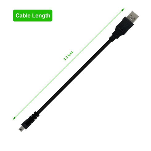 PDEEY UC-E6 USB Cable, Charger Replacement for Nikon Coolpix L830 S3300, Fujifilm Camera, (Mini 8P, 3.3 FT)......