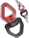 Swivel Hook for Swing,Aluminium Alloy 35KN, Swing Swivel Hanger for Tree Swing, Aerial Dance, Children’s Swing, Hanging Hammock Outdoor Indoor(Bla...