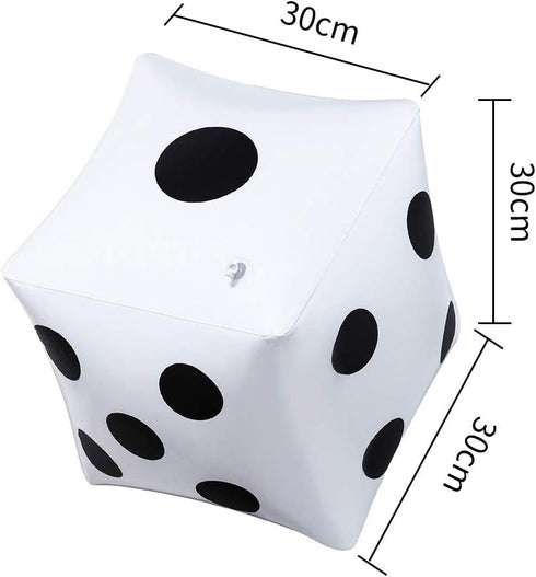 13 inch Giant Inflatable Dice Pool Toy for Lawn Game Outdoor Floor Games?Pack of 2...