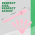 100 Pack 2.5 Inch Cosmetic Spatulas - Small Plastic Spatula for Cosmetics, Creams, & Crafts | Makeup Spatula or Multipurpose Mini Applicator for M...