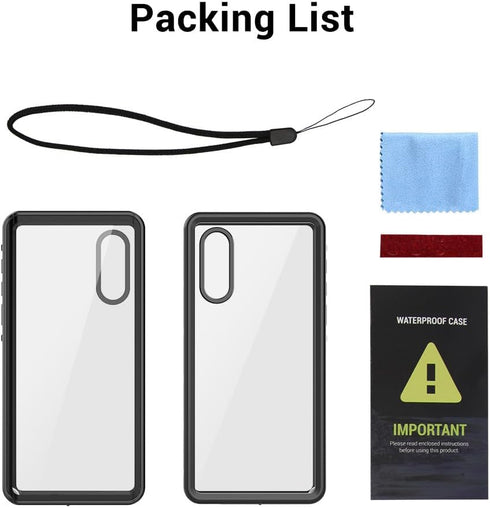 Note 10 Plus Waterproof Case for Samsung Galaxy Note 10 Plus Waterproof Case, Built in Screen Protector Case for Samsung Note 10 Plus 5G, IP68 Wat...