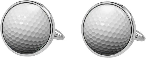 Stainless Steel Polished Round Sport Ball Photo Cufflinks,Cufflinks Ball Pattern...