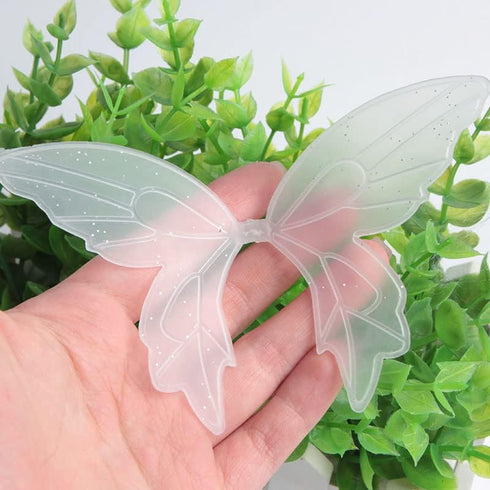 3 PCS Resin Toy Figures Cartoon White Angel Doll Garden Ornaments Flying Flower Fairy Car Cake Décor...