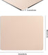 2 Pack Gaming Aluminum Mouse Pad (Gold & Grey) Compatible with Magic Mouse, DaKuan Smooth Magic Ultra Thin Double Side Mouse Mat for Fast and Accu...