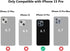 Tuokiou Compatible with iPhone 15 Pro Case,Clear Protective Card Slot Case,Slim Fit Drop Resistant Soft TPU Wallet Case with Bumper,Cute Card Hold...