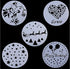15-Pack Magnoloran Wedding Cake Stencils Cake Templates Spray Floral Cake Molds, Baking Tools, Dessert Decorating Molds...